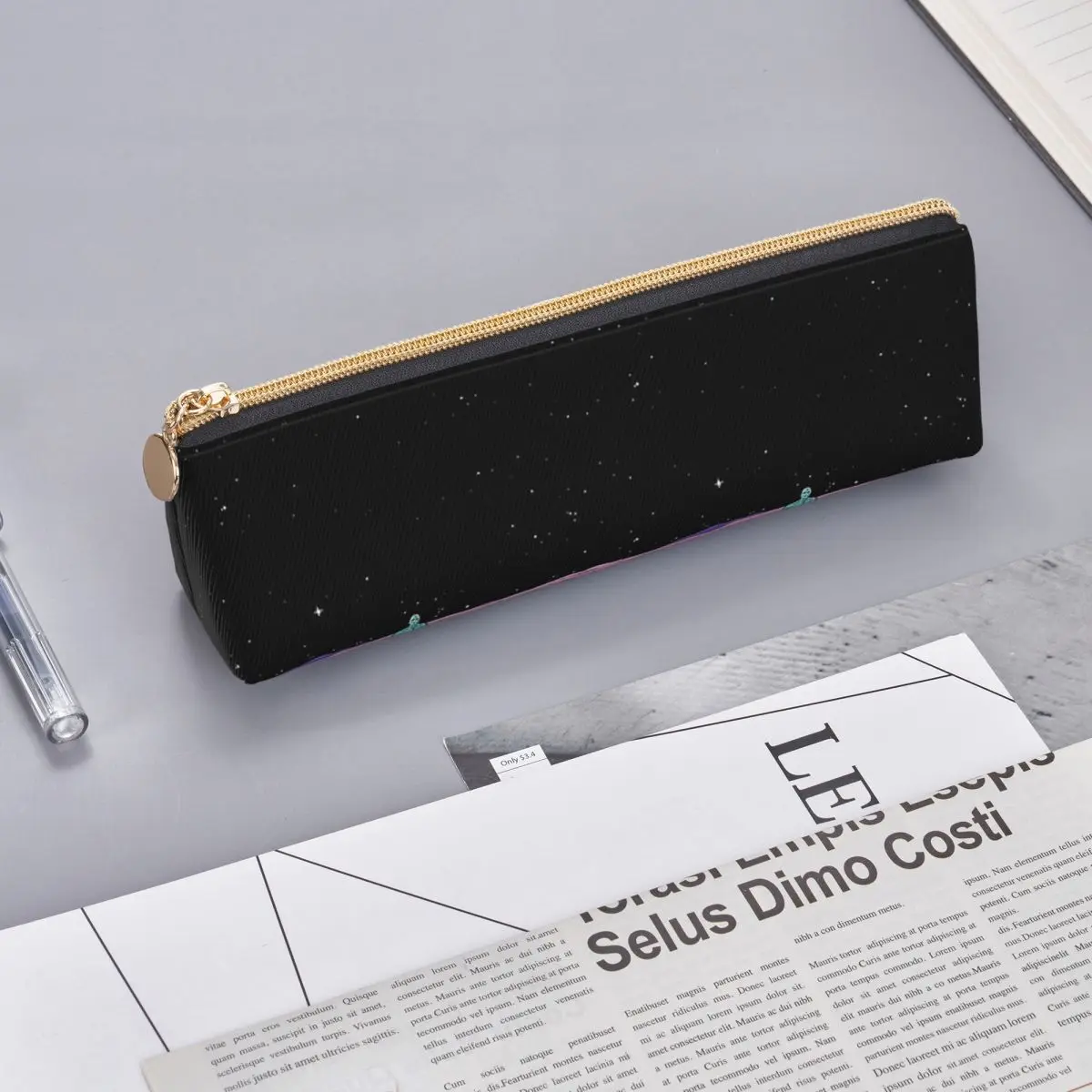 (Fixed) Dr. Manhattan Sitting On Mars (comic) Pencil Case Studen School Pen Box Pencil Bag Stationery Supplies Pen Holder Bag