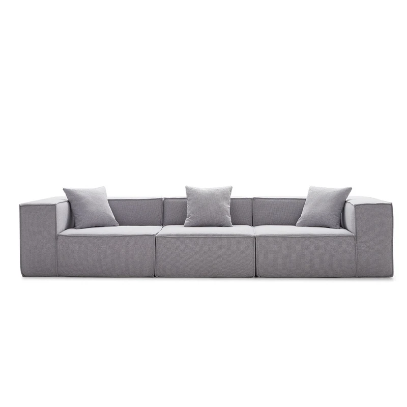 

Modular sofa bed inline small apartment can be removed and washed to compress the lazy fabric sofa