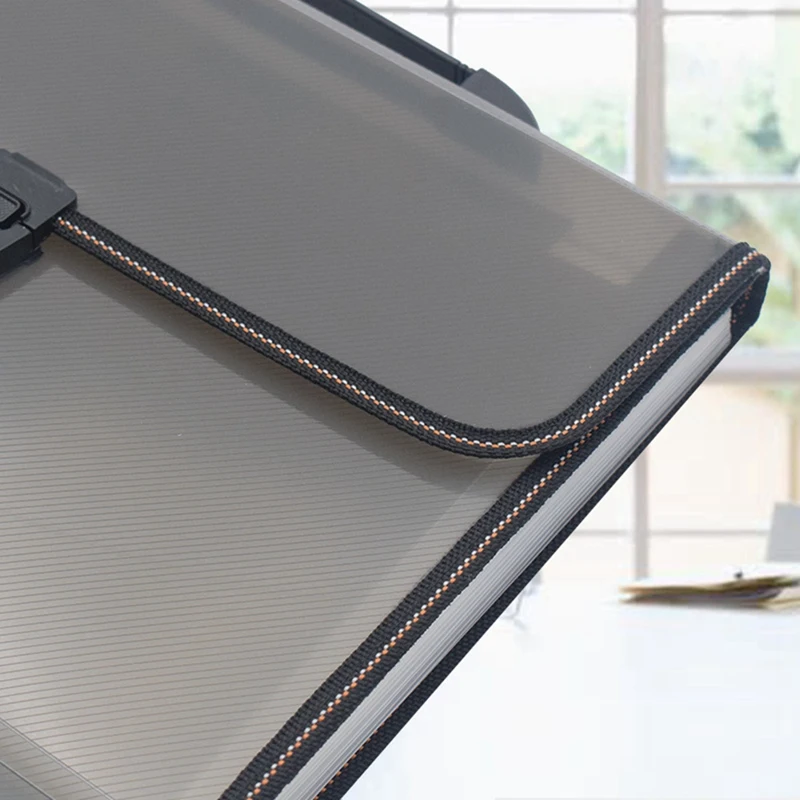 Portable Expanding File Folder 13 Pocket A4 Accordion File Document Organizer Test Paper Folder For Paper And Document