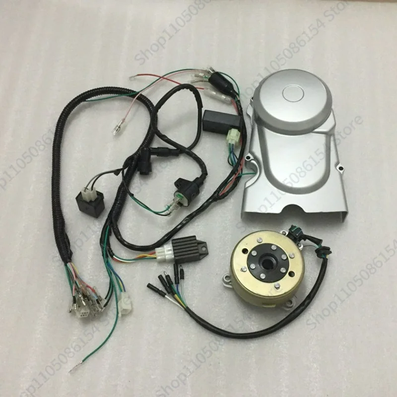 Motorcycle CG125 Platinum Modified Flower Cat Silver Cat Coil Rotor Magnet Magneto