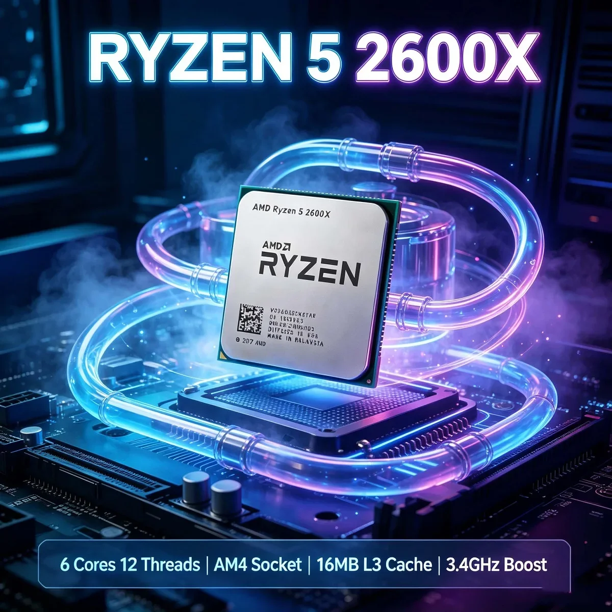 amd-ryzen-5-2600x-gaming-cpu-processor-am4-12nm-desktop-6-cores-12-threads-12mb-l3-cache-42ghz-max-boost-95w