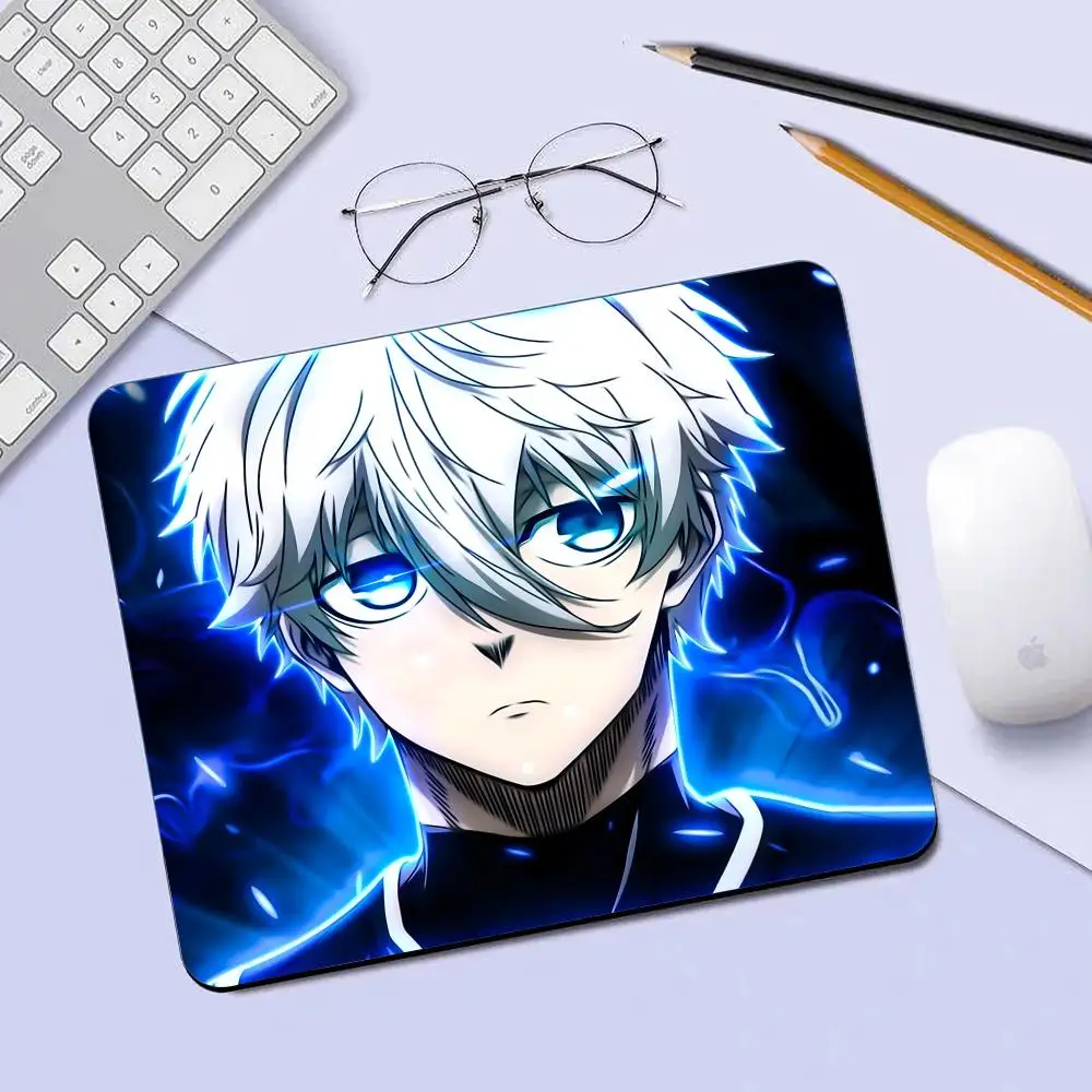 Tapis de souris avec serrure bleue, dessin animé japonais, petit tapis de souris pour PC Gamer, décoration de bureau, pour bureau