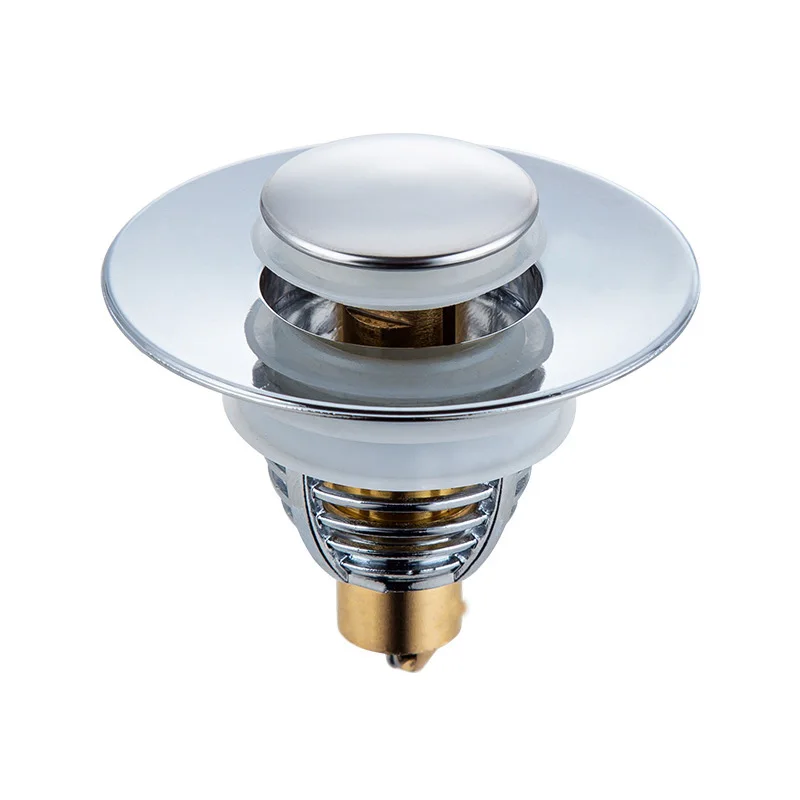 Universal Stainless Steel Basin Pop-Up Bounce Core Basin Drain, Sink Filter, Bathtub Plug, Bathroom Tool
