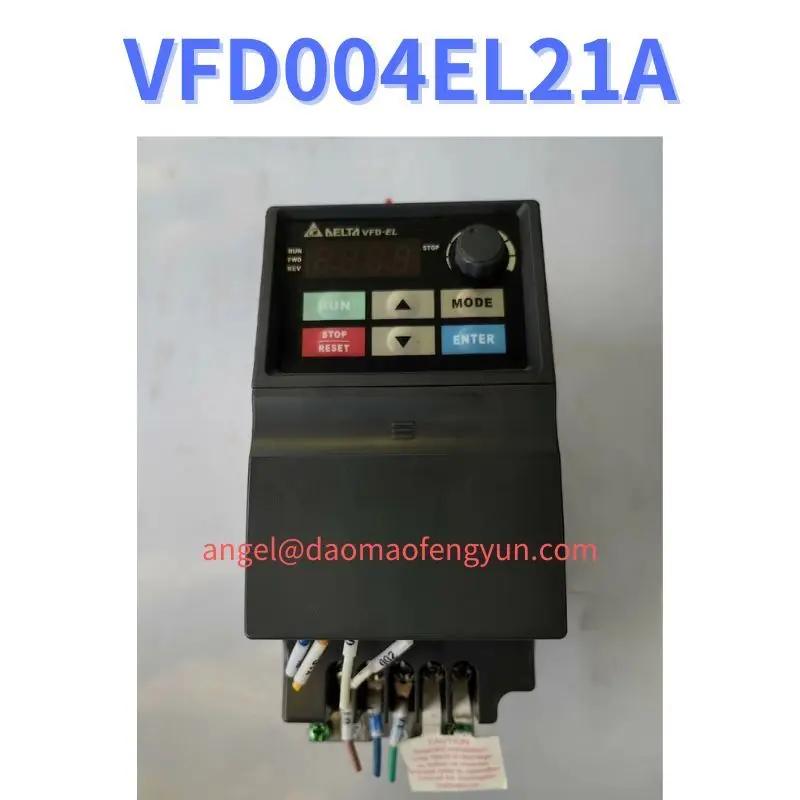 

VFD004EL21A Used inverter 0.4kW/0.5HP operating function OK