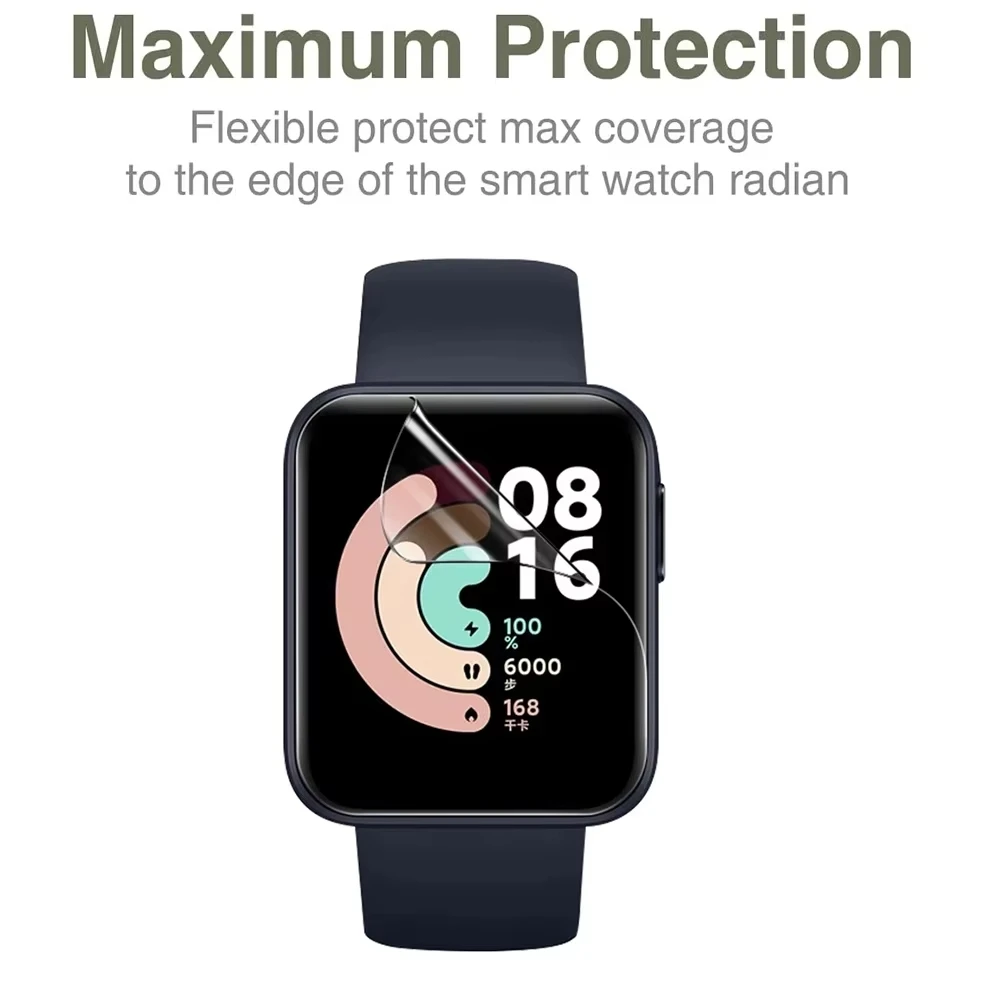 Hydrogel Film for Xiaomi Redmi Watch 2 Lite HD Clear Cover Soft Screen Protector for Redmi Watch 2/2 Lite Smartwatch Accessories