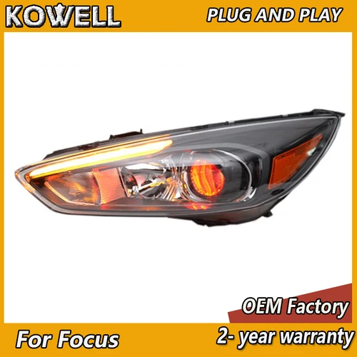 Auto Styling für Ford Focus Scheinwerfer 2015-2018 Ford Focus Kopf Licht DRL Blinker Abblendlicht Projektor Objektiv