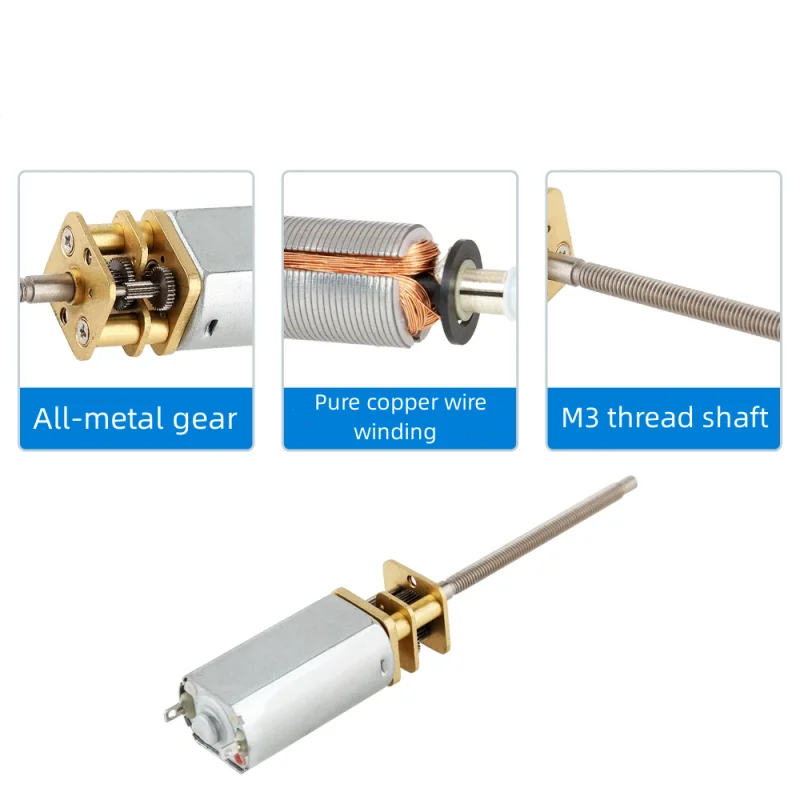 GM13-FF050 3V 6V 9V 12V undercarriage GEAR motor fixed wing M3 Screw MOTOR Long life low noise,high torque,small current