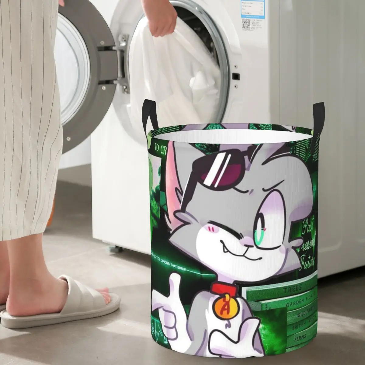 

Cartoon Popular Funny Acenix Foldable Laundry Baskets Dirty Clothes Sundries Storage Basket Home Organizer Bag