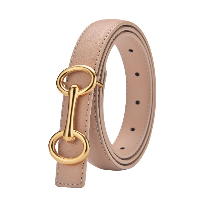 Ceinture en cuir de style minimaliste pour dames, ceinture de créateur polyvalente, décoration de robe en jean, nouvelle mode, 2022