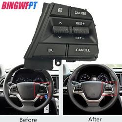 Cruise Control Switch Multi-function Steering Wheel Buttons Switches For Hyundai Accent 1.6L 2019 2020 2021 2022