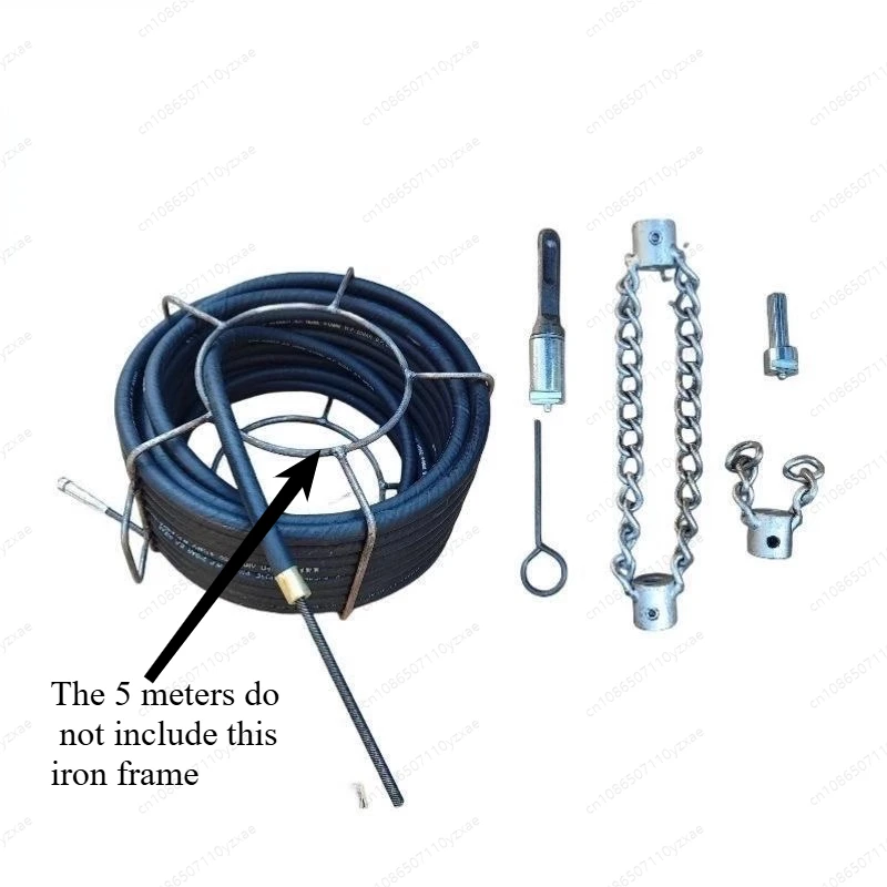 New Pipeline Dredger, Clean Pipeline Oil, Solid Spring Double-layer Rotating Shaft