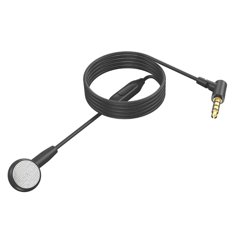 Auricolare mono con auricolare singolo lato con microfono per chiamate in vivavoce Punta in silicone comfort, cuffie con design