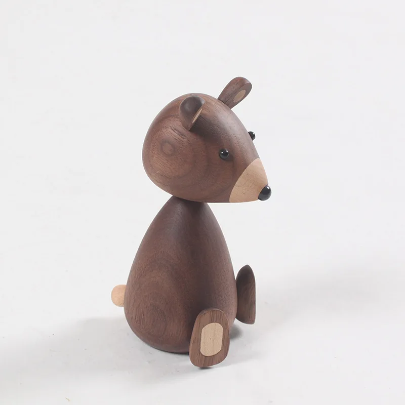 Europe Type Figurines Miniatures Restoring Ancient Figurines Miniatures Squirrel Wooden Home Decor Фигурки В Миниатюрах ZY40XBY