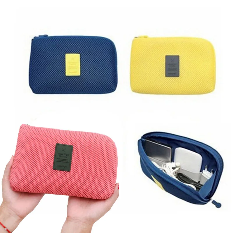 

Travel Accessory Cable Bag Portable Digital USB Electronic Organizer Gadget Case Travel Cellphone Charge Mobile Charger Holder