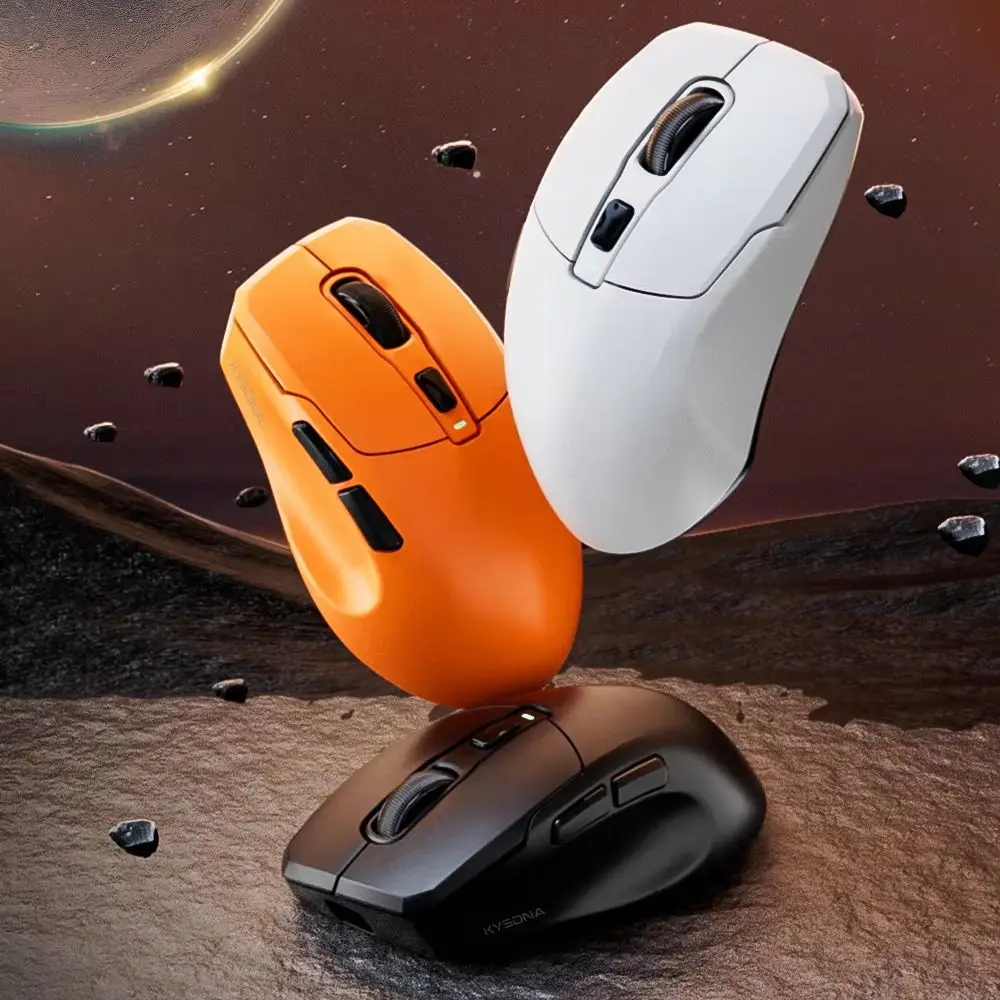 

Беспроводная игровая мышь KYSONA Uranus Pro PAW3395, 54 г, легкая, 8 кГц, частота заката, 26000 точек на дюйм, максимальный оптический датчик для портативных ПК