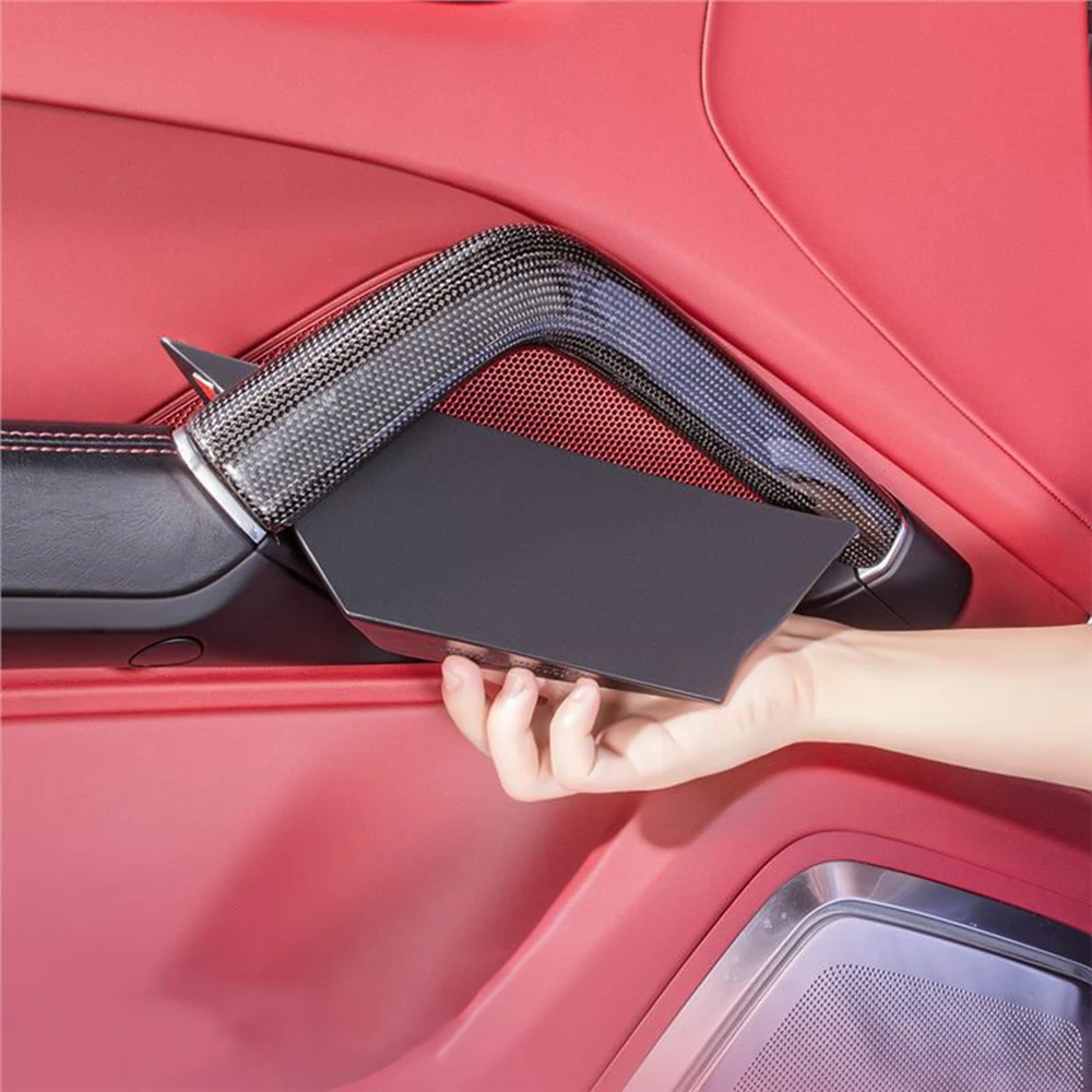 Door Handle Storage Box Organizer for Porsche Cayenne 958 PO536 2011-2025 ABS Material Card Phone Holder Interior Accessories