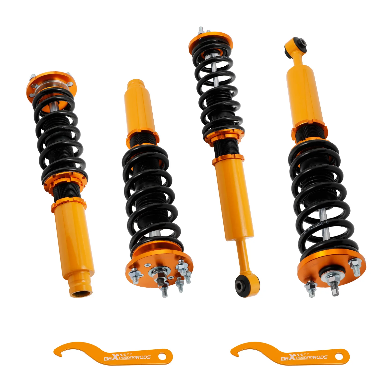 New Adjustable Coilovers Coil Suspension Spring Struts Fit Honda Accord 2003-2007 Coilover Suspension Shock Lowering Kit