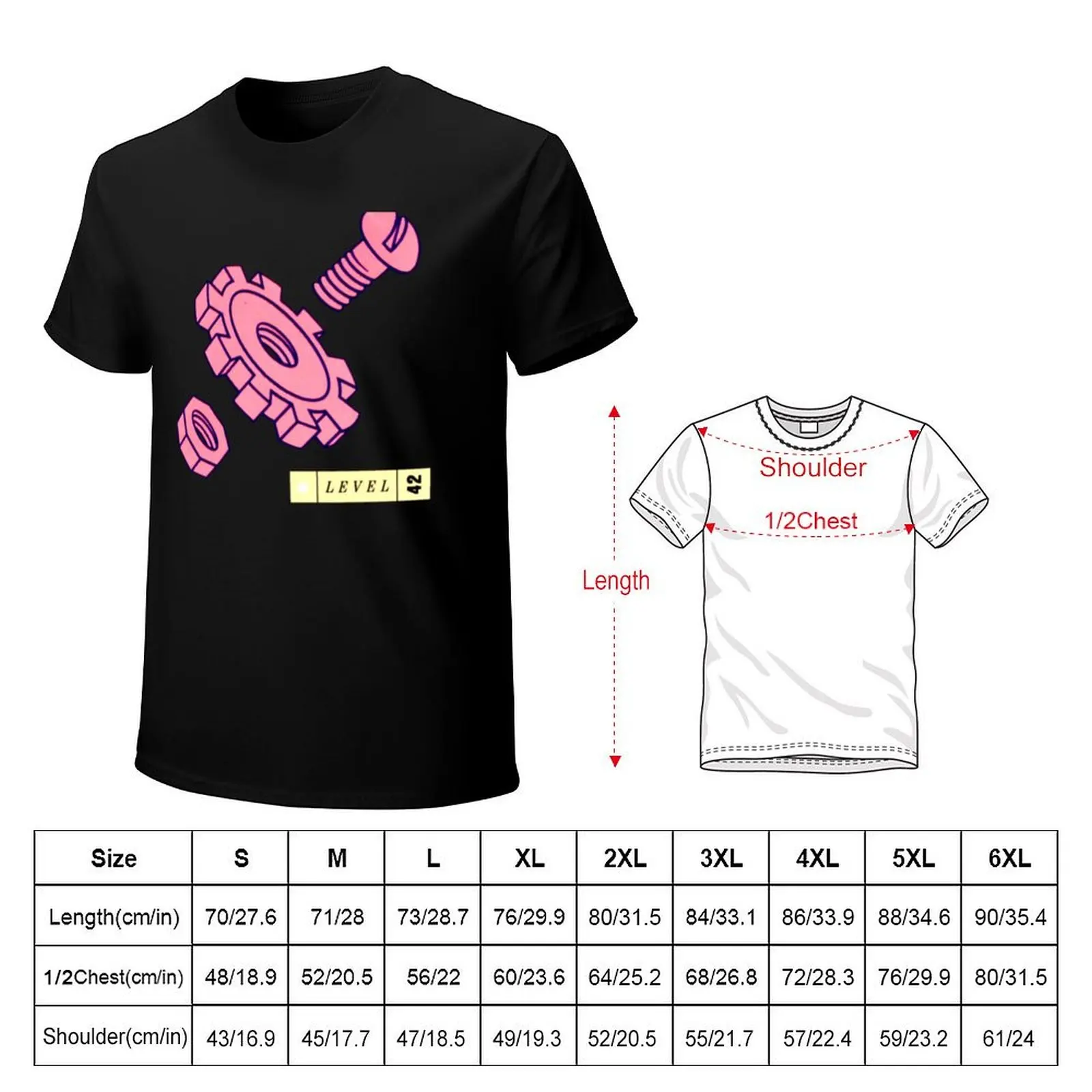 Level Of Fears T-Shirt Soft Cotton Print T-Shirt
