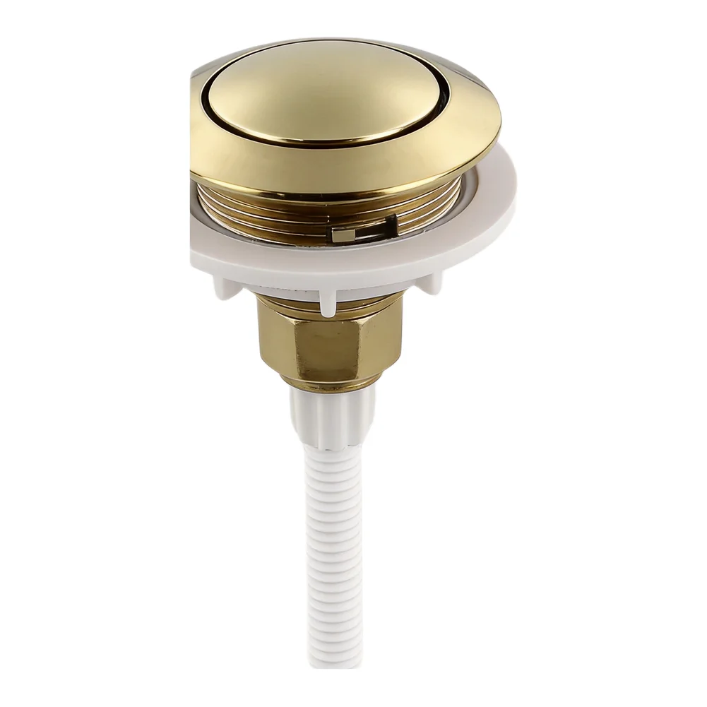 38mm Diameter Toilet Flush Button Single Press Type Designed for Long Term Use with Common Bathroom Flush Valves