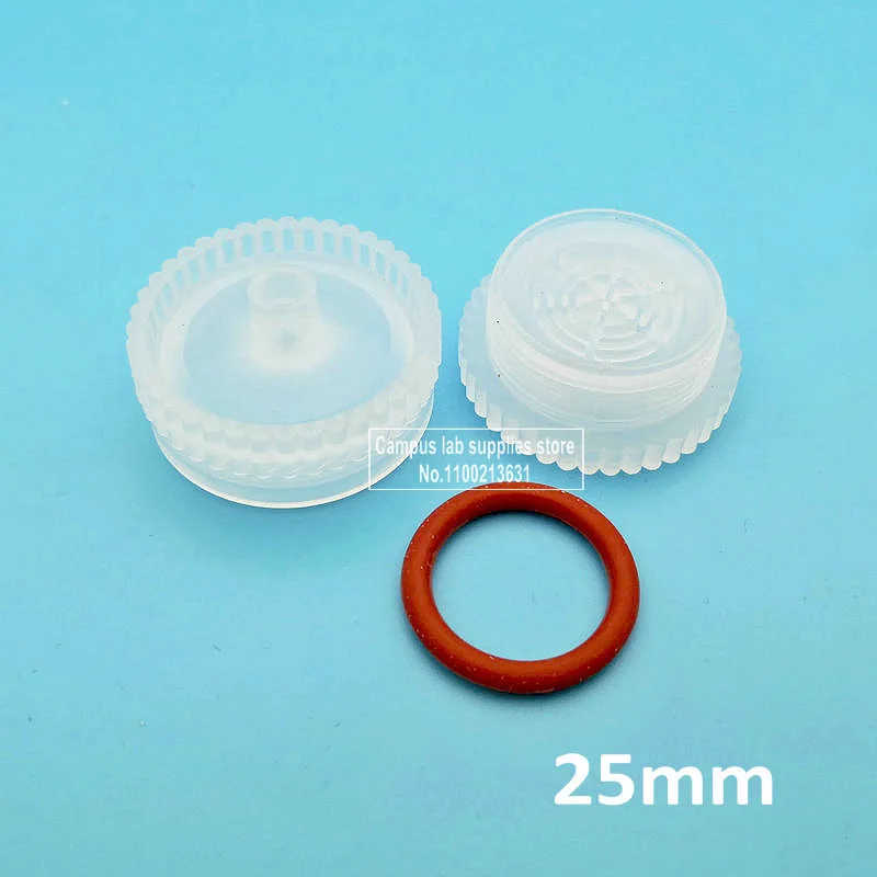 10pcs/lot Laboratory 13mm/25mm/50mm Replaceable Plastic Microporous Membrane Filter Holder Empty Filter PP Head