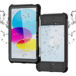Waterproof Case For iPad 10th Gen 2022 Pro 11 2024 Air 6 5 4 10.9 Mini 6 5 4 Shock Resistance Cover For iPad 10.2 8th 9th 9.7