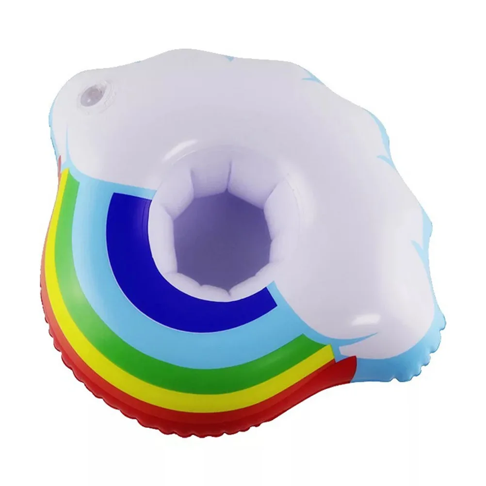 

4 Pcs Inflatable Creative Beach Fun Drink Cup Holder Beach Floatable Party Favors Decoration for Hawaiian Luau Party (C