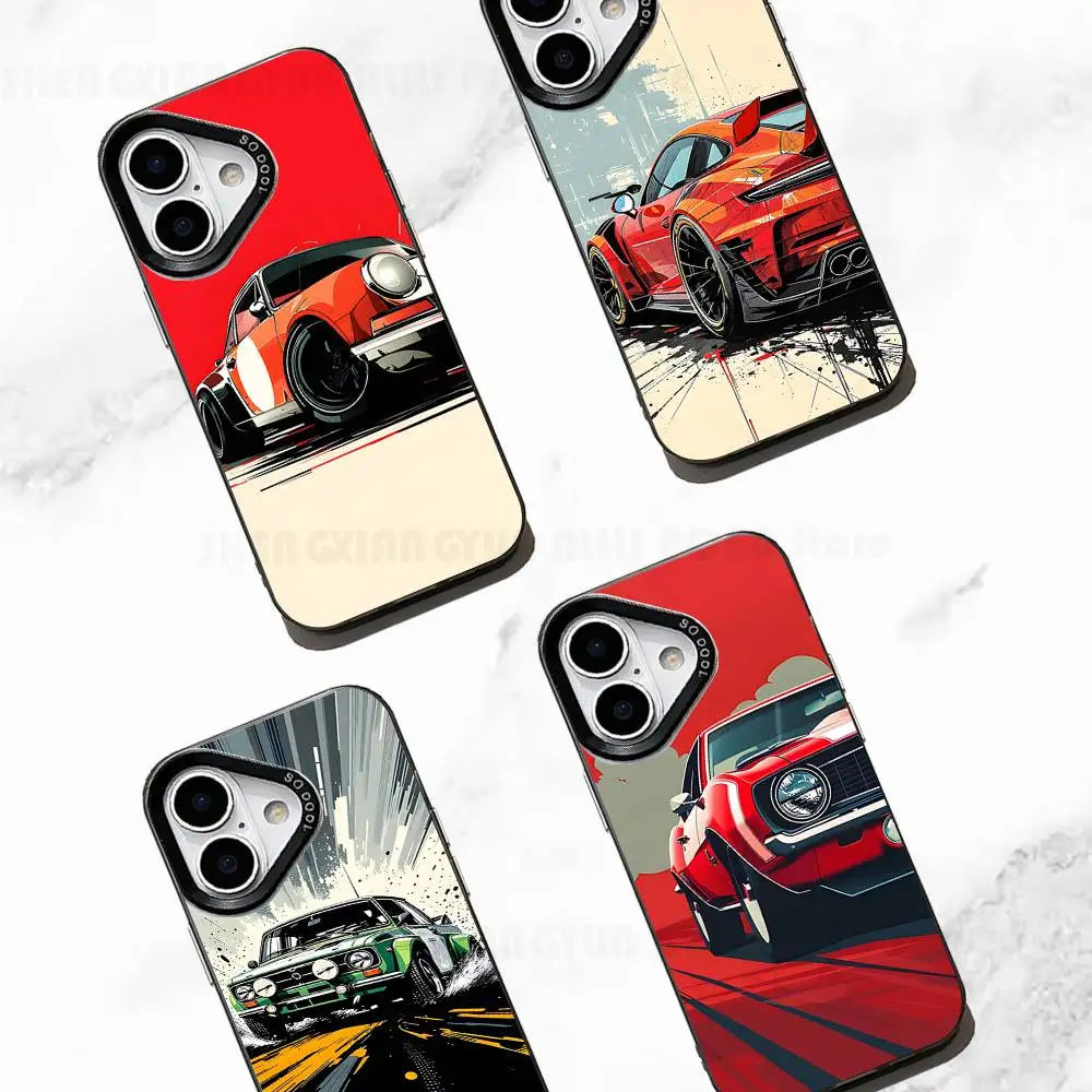 

Car Paint Art Aesthetics Phone Case For IPhone 17 16e 16 15 14 13 12 11 Pro Max X XR XS MAX Back Cover