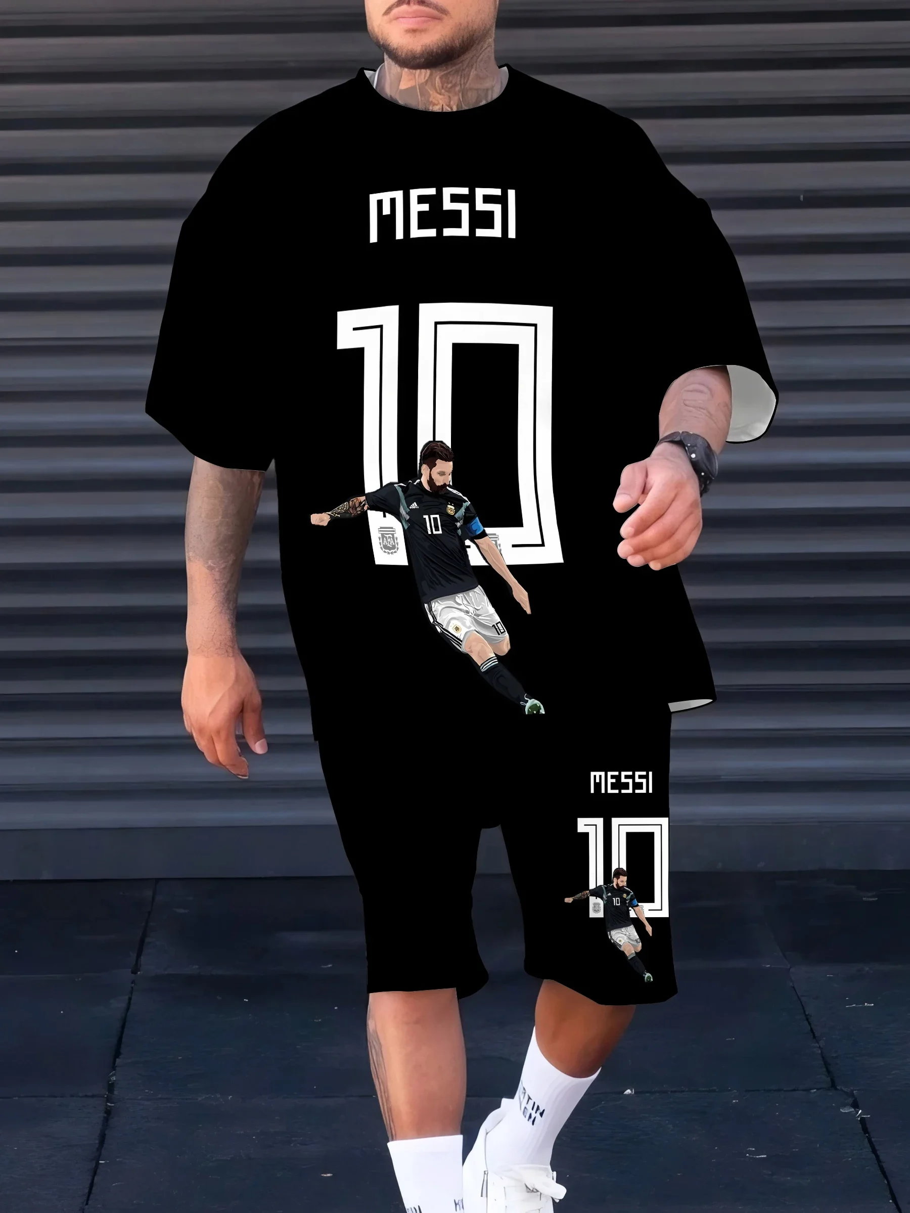 

Summer New Men's Suit with Digital Print Breathable Lightweight Comfortable and Sporty for Leisure Use Men's Clothing