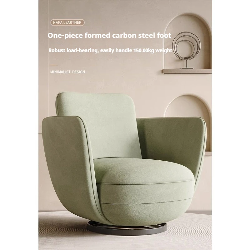 Barrel Swivel Chair Modern Chenille Fabric Upholstered Accent Chairs 360 Rotation Living Room Bedroom Office Waiting Room Chairs