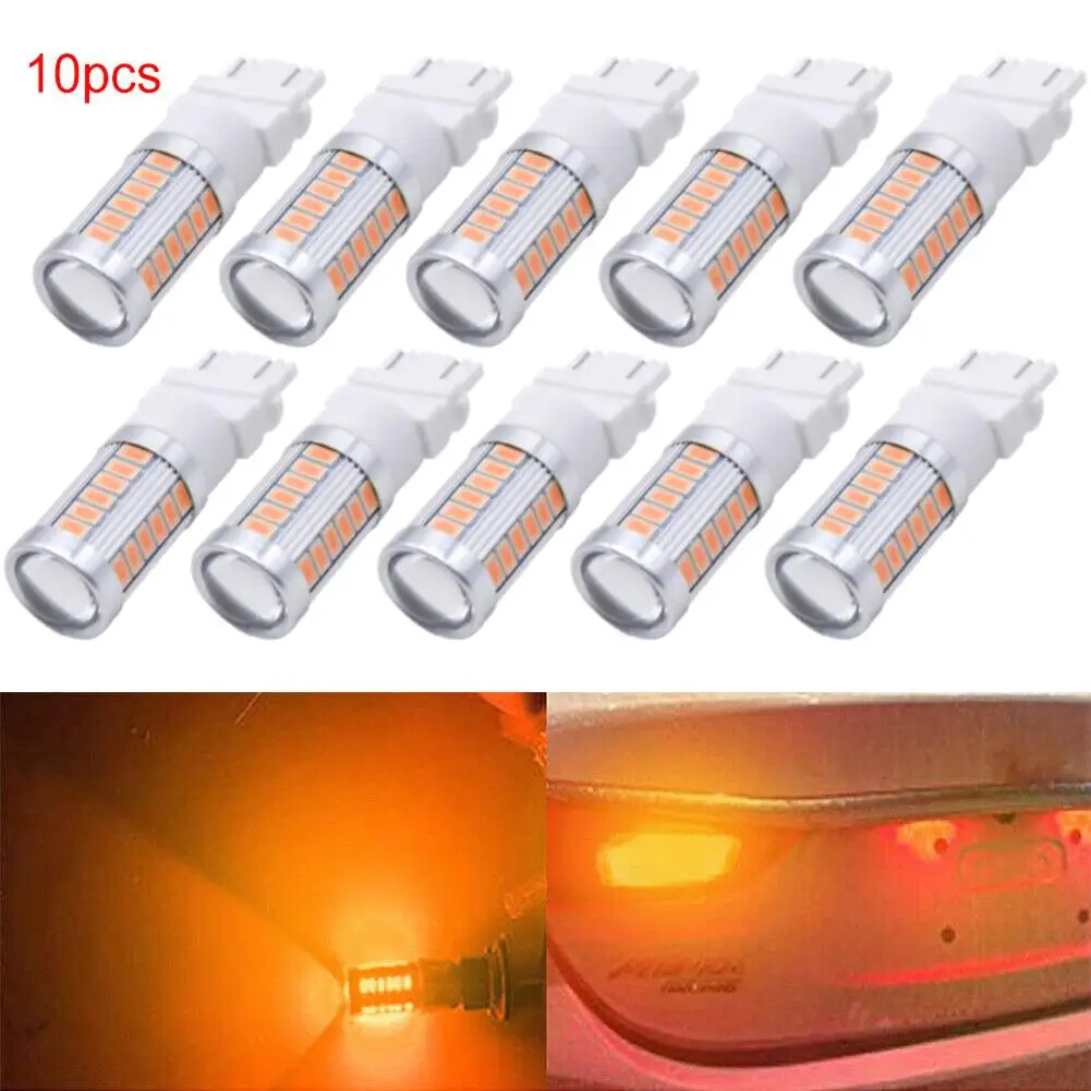Gelb 3157 Auto Rückfahrlicht Backup 33-SMD Glühbirne Lampe Auto Blinker