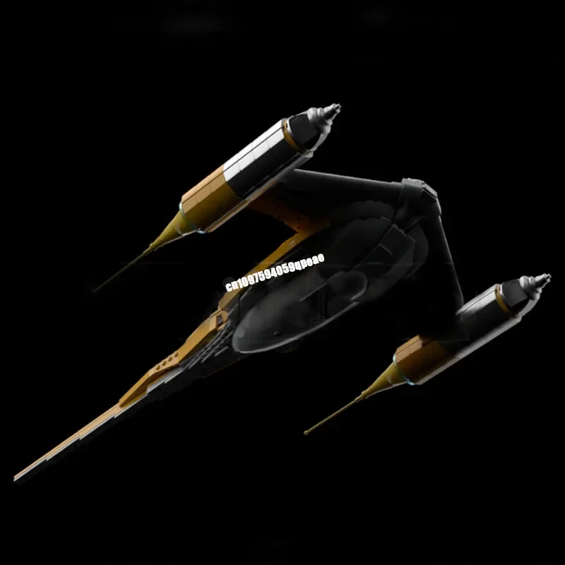 Nowy 1170 Elementów Sławny Film Wojenny Star Battle Moc N1 Starfighter Airship Model DIY Kreatywne Pomysły Zabawki dla Dzieci Prezent Urodzinowy Puzzle na Zamówienie