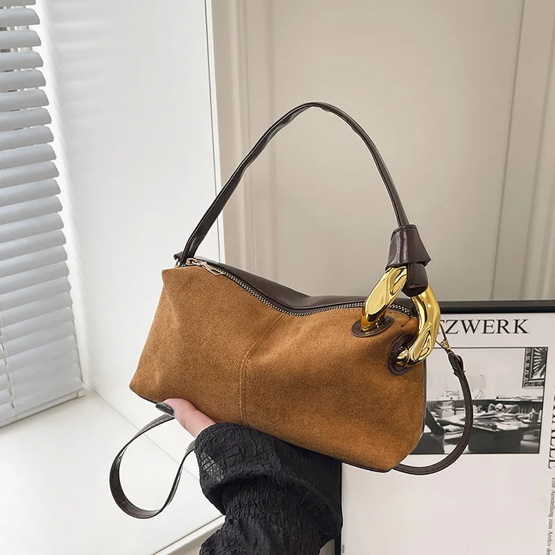 حقيبة وسادة نسائية فاخرة لعام 2025، محفظة كتف متعددة الاتجاهات من الجلد الطبيعي، حقيبة كلاسيكية للتنقل والمواعدة في العمل #1