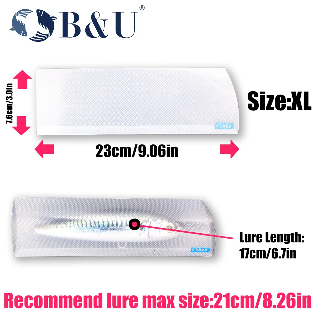 أكياس تخزين طُعم الصيد من B&U - حامل طُعم للطعوم الصلبة/الناعمة، عبوة متعددة لمعدات صيد الأسماك في المياه العذبة والمياه المالحة