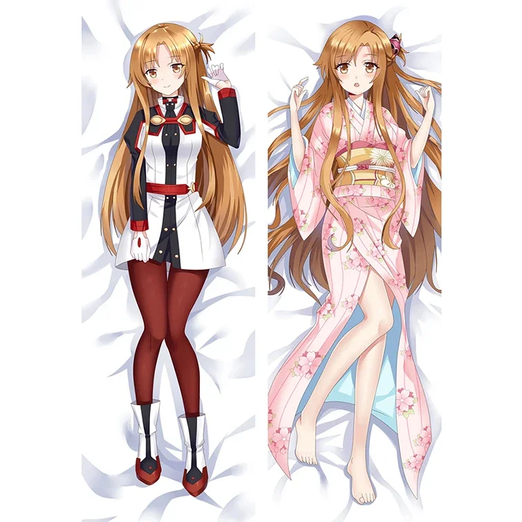 Anime Kussensloop Dakimakura Waifu Lichaam Decoratief Beddengoed Kamer Kussensloop Zacht Kussen voor Otaku