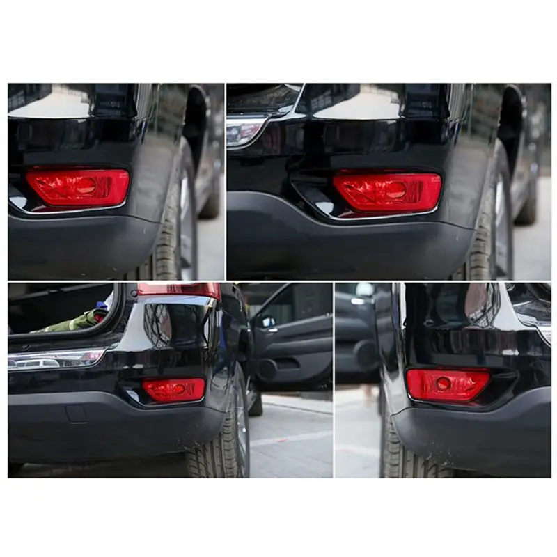 6X Rear Right Fog Lamp For Dodge Journey,Jeep Compass Grand Cherokee 11-16 Tail Bumper Lamp Fog Lights Rear Bumper Light