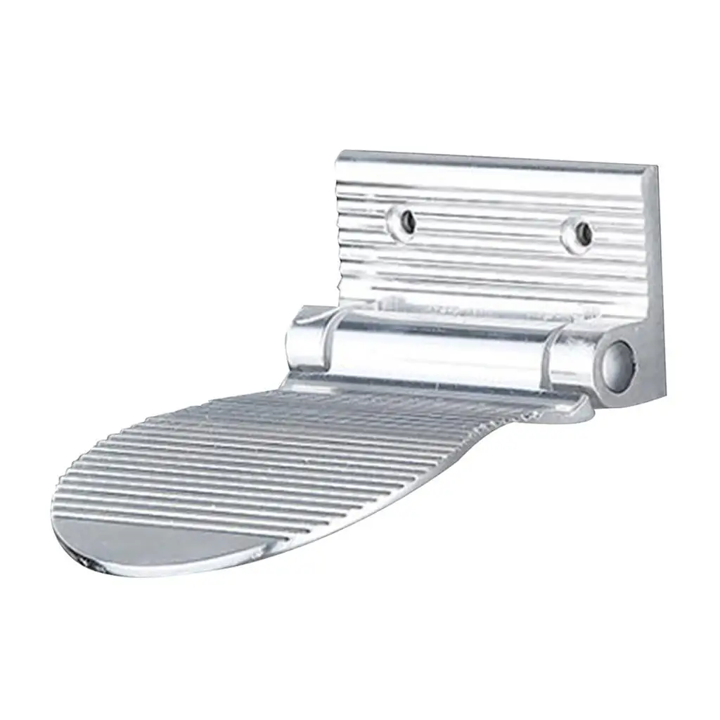 

Shower Foot Rest Aluminum Alloy Foldable Foot Rest Step for Bathroom Sliver