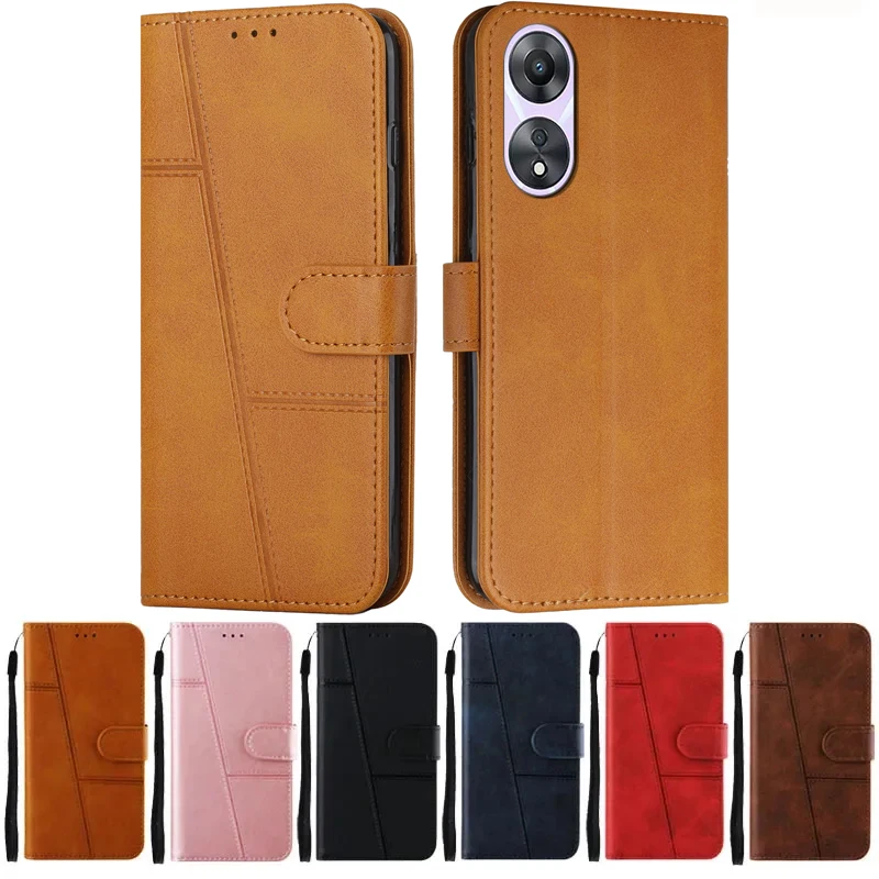 

For OPPO A78 5G Case Flip Wallet Book Cover on For Coque OPPO A78 5G Phone Case For OPPOA78 A 78 4G 5G Leather Protective Cases