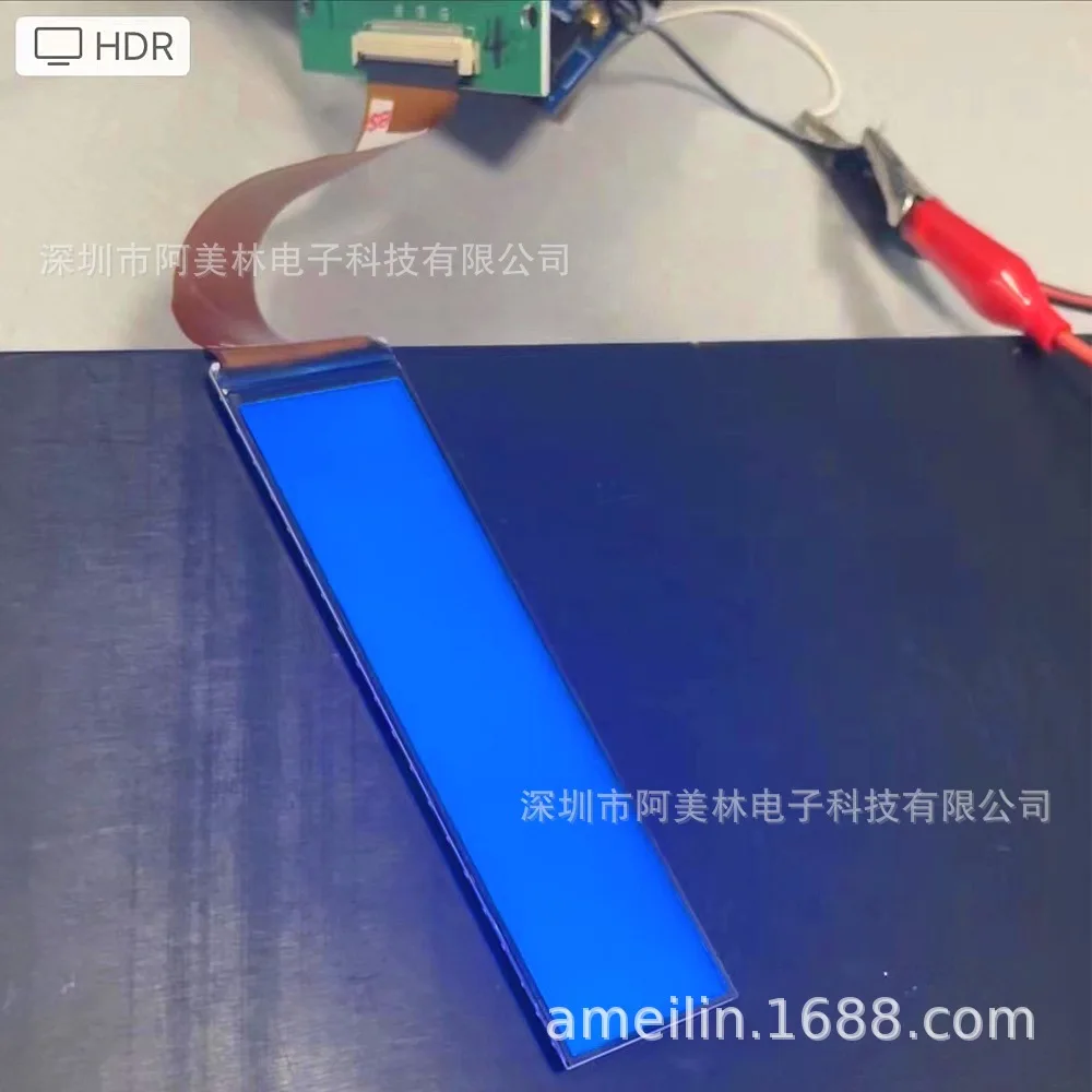 Pantalla LCD de barra de 3,71 pulgadas, interfaz RGB 260x960, módulo LCD de vista completa IPS