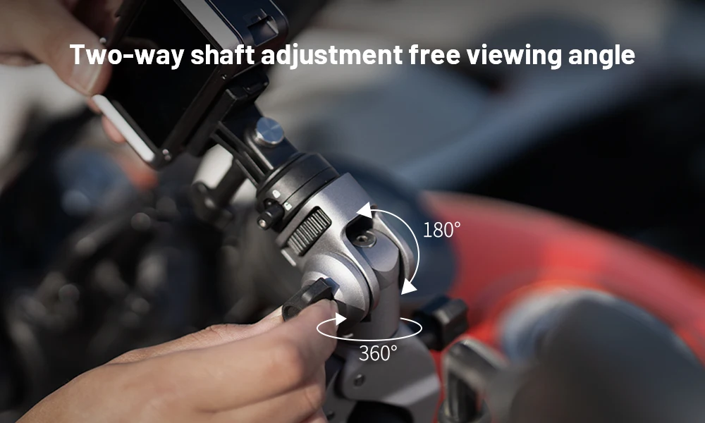 PGYTECH Super Clamp Mount 17mm to 37mm 1/4"screw Adapter For Bicycle/Vehicle Series Cycling Action Camera Smartphones