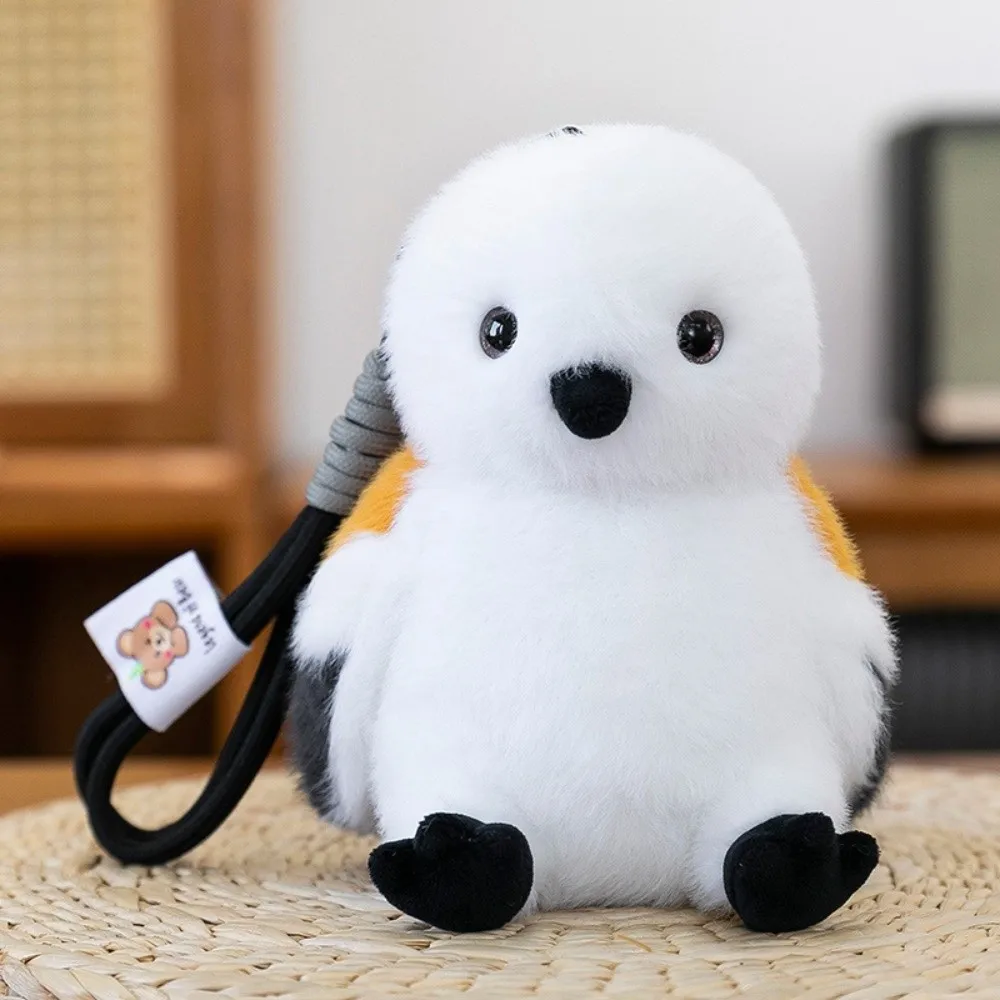Parrot Cute Animal Bird Keychain Simulation Sparrow Bird Pendant Kawaii Colorful Furry Birds Keyrings Boys and Girls