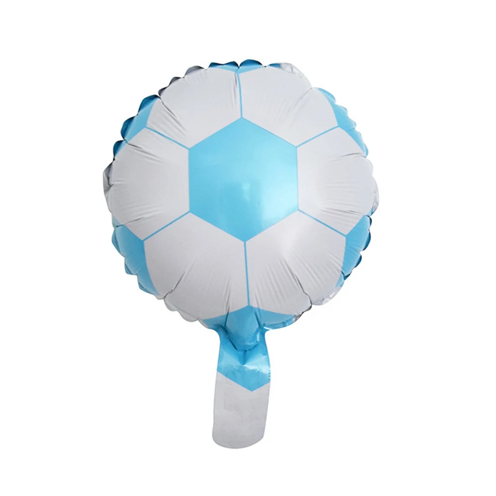 10Pcs 10inch Soccer Foil Balloons Football Sport Theme Party Decoration Balls Boys Birthday Party Decoration Supplies Globos