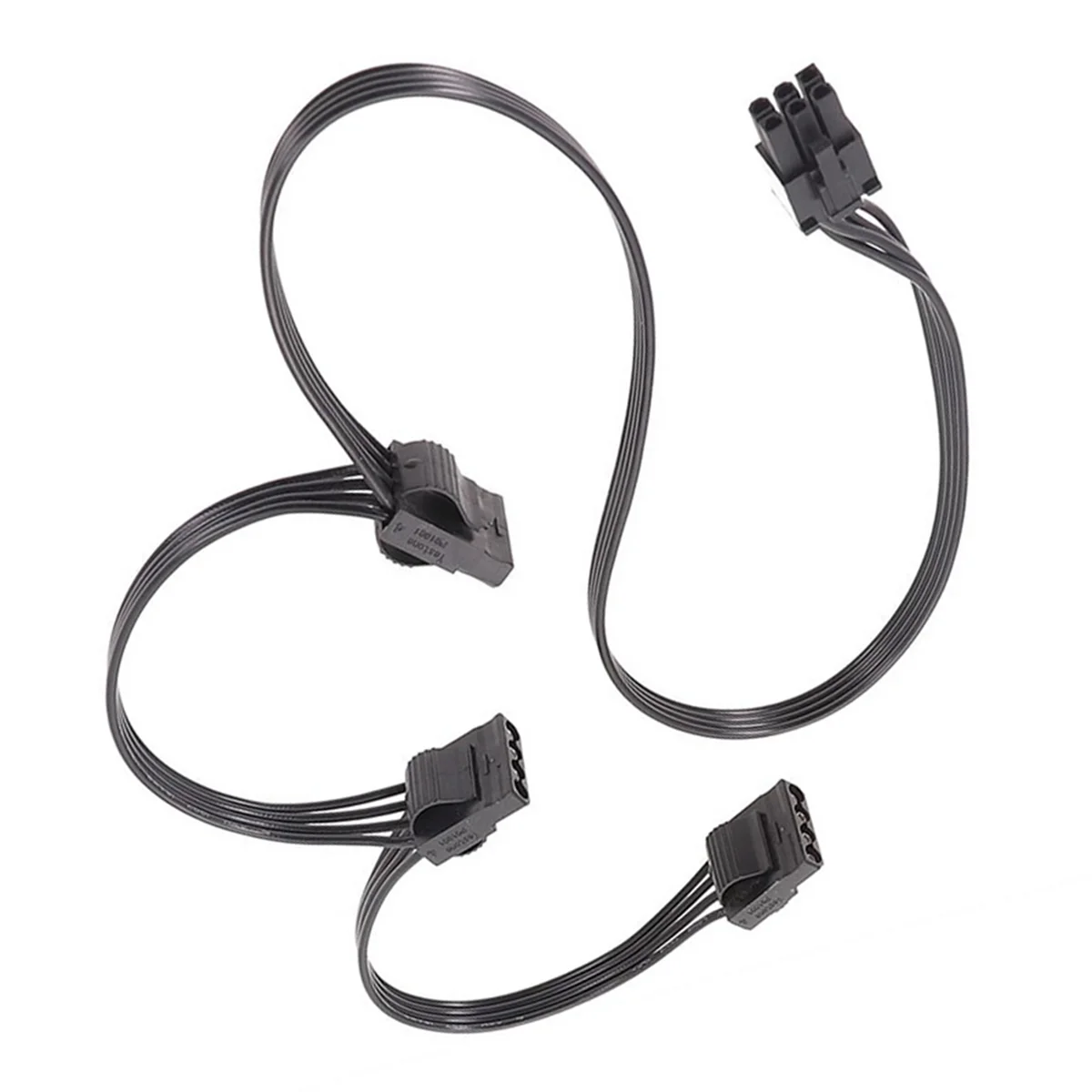 A05RP PCIe 6Pin ذكر إلى 3 IDE كابل إمداد الطاقة لسلسلة X-1050XM2 X-1250XM2 X-Series - X-650 KM3 X-750 KM3 X-850 KM3 PSU