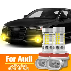 2pcs LED Fog Light Blub Lamp Canbus No Error H8 For Audi A4 B8 B9 2013-2019 A3 8V 2015-2017 A5 2012 2013 2014 2015 2016 2017