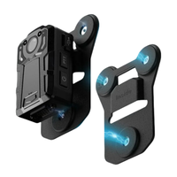 Magnetic Suction Back Clip Contains Magnets Inside and Outside Strong Suction For Boblov Body worn Camera Mini Camera KJ21 PD70