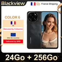 Blackview COLOR 6 Smartphone [No EU Charger] 24GB (8+16) + 256GB Android 15 5000mAh 6.67'' Display 90Hz 50MP Camera Doke AI 18W Dual SIM
