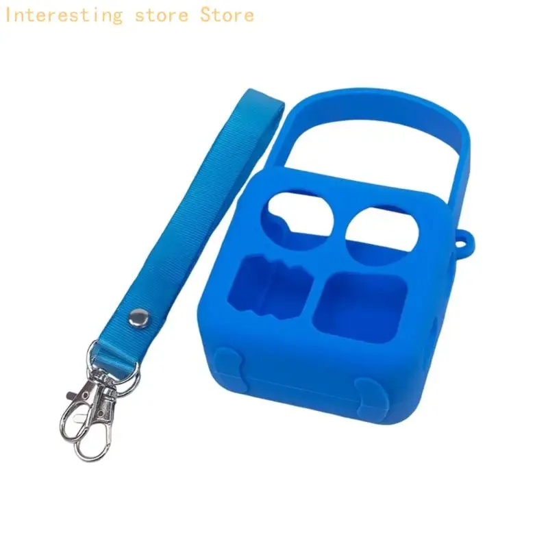 Player Device Case for Mini 2024 Edition Player with Open Port and Control Access, Integrated Top Handle, and Molded Silicone