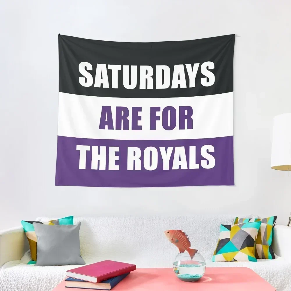 

Saturdays are for the royals- University of Scranton Tapestry Wall Tapestries Room Decorations Aesthetics Tapestry