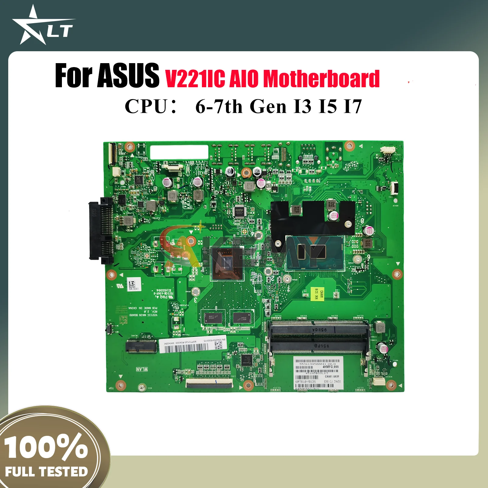 

V221IC Motherboard For ASUS Vivo AiO V221ID V221IC V221I Mainboard With I3 I5 I7 CPU 100% tests OK fast shipping High quality