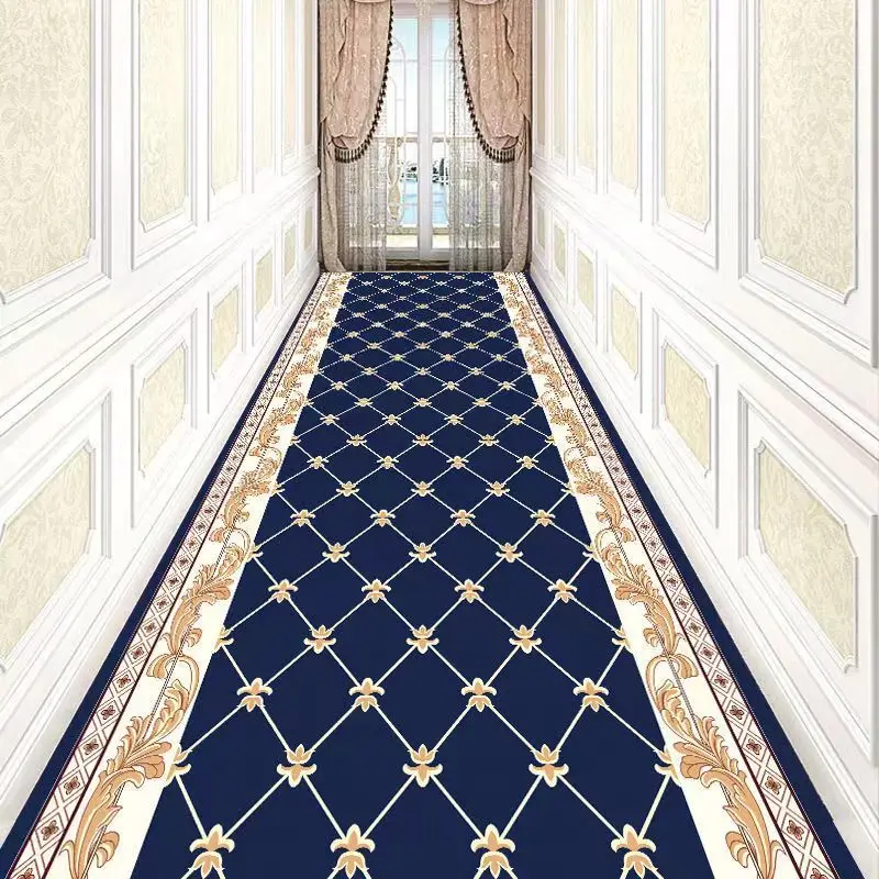 Alfombras modernas de lujo para pasillo largo, decoración del pasillo, alfombras para el hogar, sala de estar, alfombrillas grandes para dormitorio,