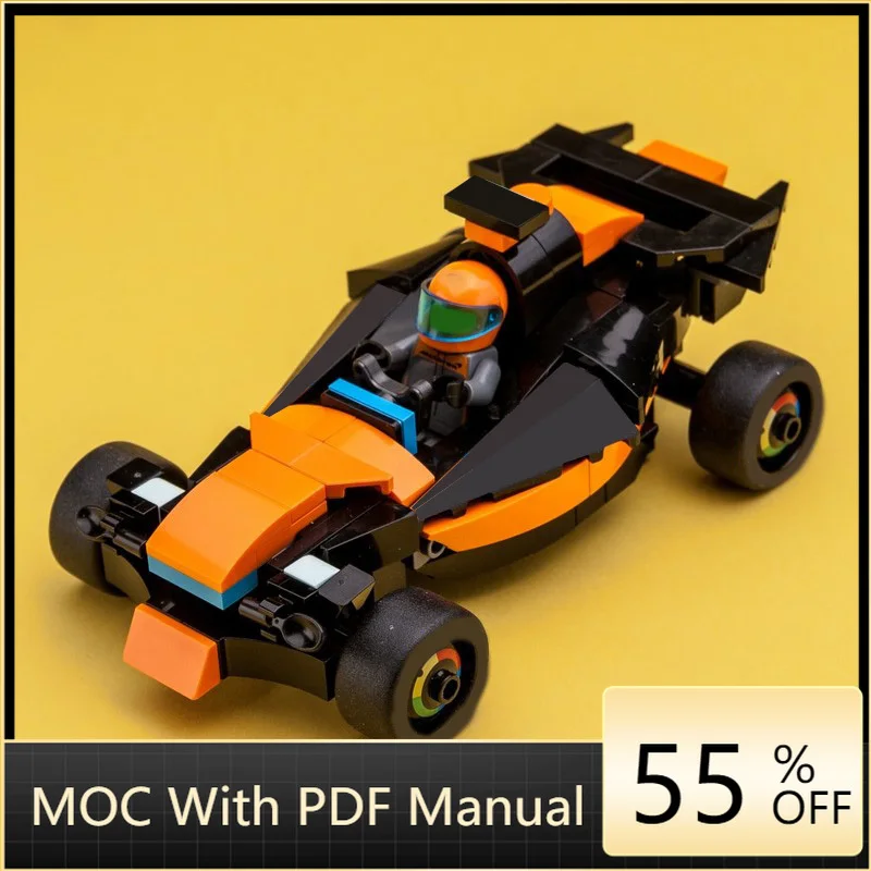 

MOC настроить 172 шт. 76919 формула багги скорость суперкар гоночная модель строительные блоки технология образовательная игрушка «сделай сам» подарок для ребенка